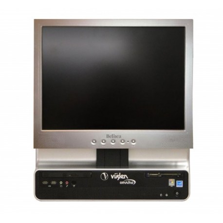 ALL in ONE Viglen Omnino 4, Intel Core i3 530 2.93 GHz, 2 GB DDR3, 250 GB HDD SATA, DVDRW, Monitor Belinea 17 inch, Black &